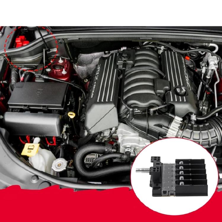 Kunststoff Metall Sicherungsblock für Ausgewähltes Modell Schlagfeste Konstruktion Ersetzt 956-601 68089468AA