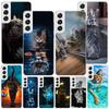 Cool Animal Big Cat Tiger Phone Case For Samsung Galaxy S24 S25 Edge S26 Ultra S23 S22 S21 Plus S20 FE + Personalized Print Cove