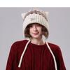 Autumn Winter Cartoon Cat Ears Knitted Hat for Women's Outdoor Wool Hat