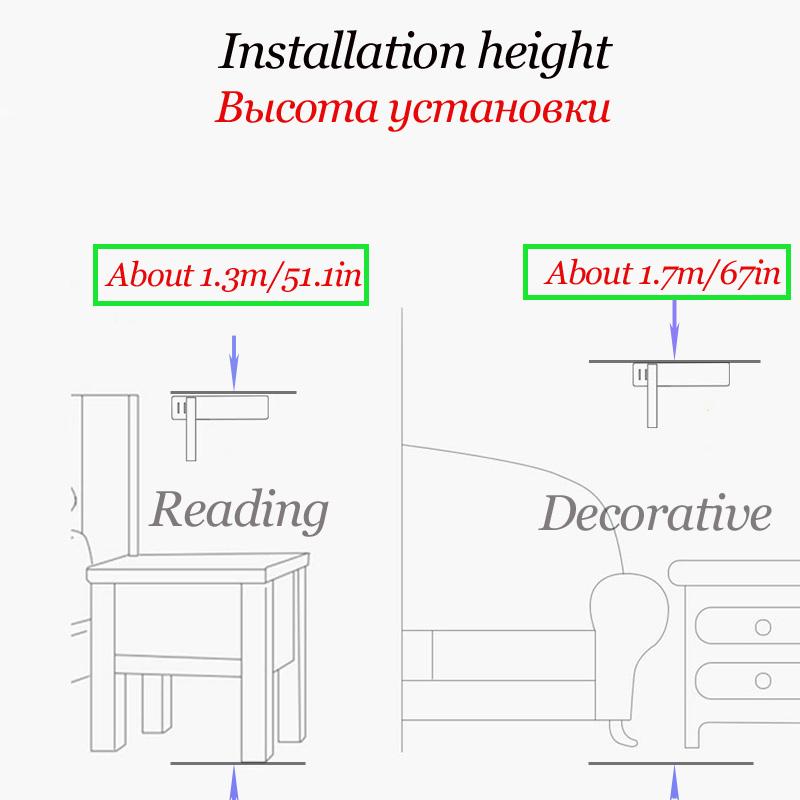 Led Bedroom Wall Lamp Living Room Bedside Bathroom Loft Balcony Staircase Spot Lights Home Decoration Modern Interior Lighting