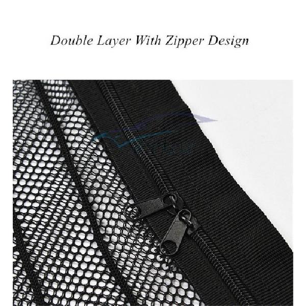 Car SUV Van Roof Ceiling Net Mesh Storage Bag Pouch Ceiling Pockets Big Capacity