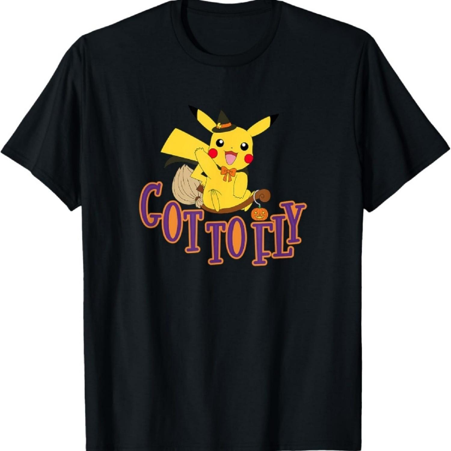 

Pokémon - Halloween Pikachu Witch Got To Fly T-Shirt XXXXXL чорний