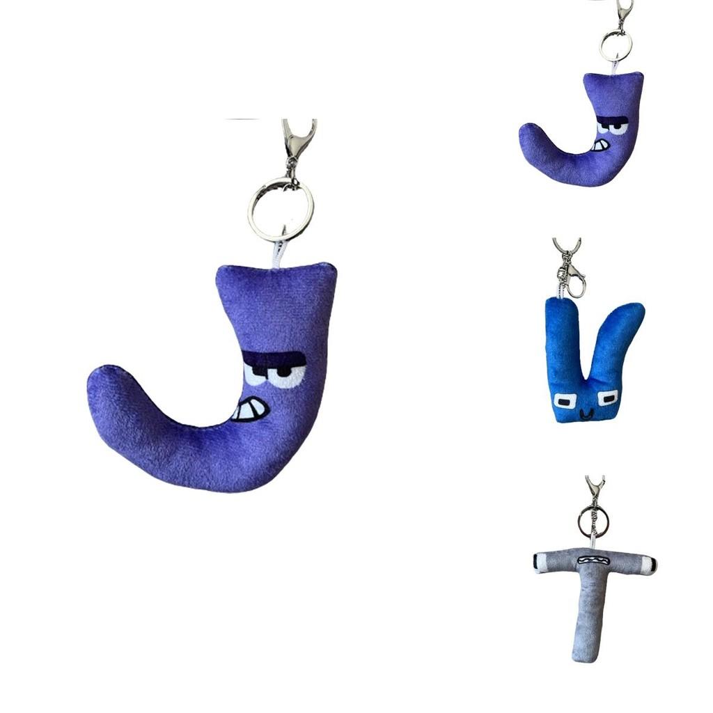 Cuddly 3.9in Alphabet Lore Plush Pendant Doll Baby Educational Toy
