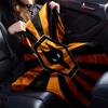 Flaming Wolves Emblem Wanderers Flannel Blanket, Soft Polyester, Modern Design, All-Season for Camping, Travel, Gifts for holidays or birthdays