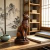 Altes Ägypten Harz Katzen Göttin Bastet Figur für Regal Styling, Indoor Dekorative Statue für Schreibtische und Vitrinen