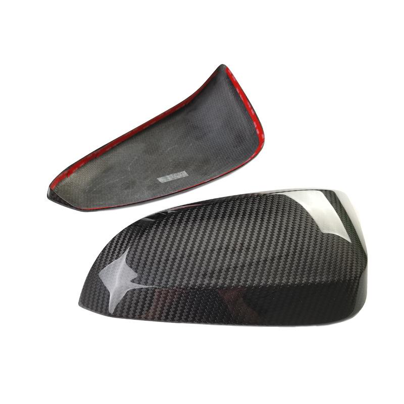 Real Carbon Fiber Rearview Mirror Shell for Toyota 4Runner & Old Model RAV4 - Dry Carbon Exterior Modification