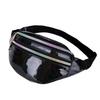 Einfache Taille Tasche für Frauen Glänzender Laser Hüfttasche für Mädchen Party Tasche Kleine Brusttaschen KTY