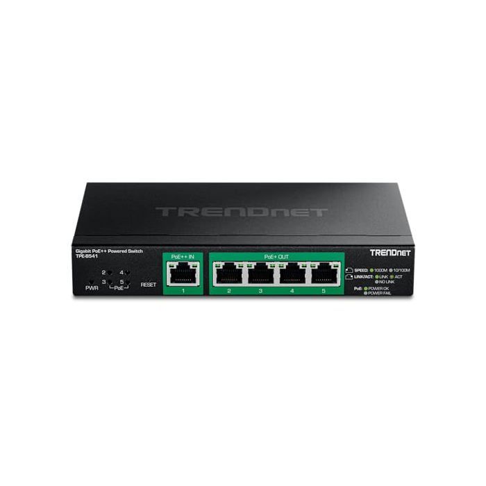 Netzwerk-Switch - TRENDnet - TPE-B541 - 5 Gigabit PoE++ Ports - 60W - Lebenslange Garantie