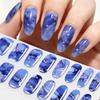 Self-Adhesive Manicure Stickers 16 Tip Full Cover Nail Wraps New UV Polish Nail Strips  Women