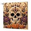 Ghost Pumpkin Art Craft Halloween Faux Pearl Kit, 3D Painting DIY Spooky Gem for Beginners Cute Set Adults, Autumn Home Wall Decor Crafting