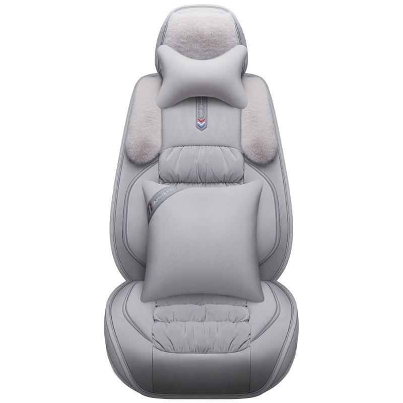 Universal Plush Winter Car Seat Cover - Full Surround Comfort Cushion