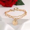3PCS Fashion Thick Chain Link Bracelets for Women Vintage Snake Chain Gold Color Silver Color Bangles Bracelets Set Punk Jewelry