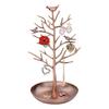 Vintage Bird Tree Jewelry Holder Trinkets Keys Earring Necklace Ring Bracelet Jewelry Accessories Display Organizer Stand Metal Storage Rack