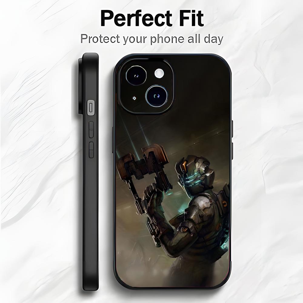 Scary Horror Game D-Dead Space Phone Case Phone Case Soft Packaging Lightweight For iPhone17 16 15 14 13ProMax