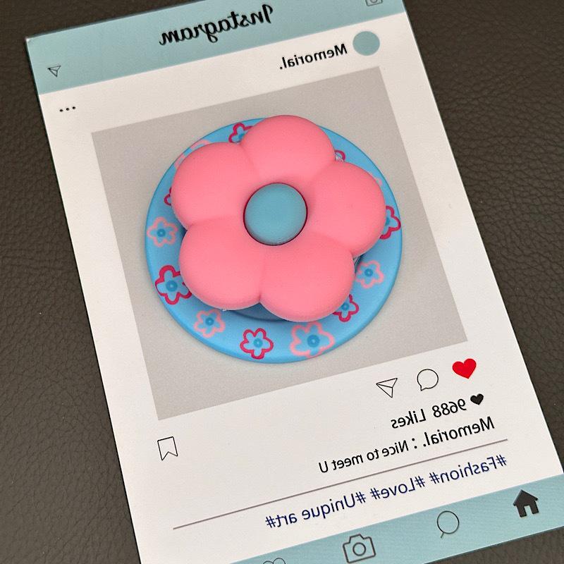 3D Silicone Flower Magnetic Stand for MagSafe Phones with Strong Suction