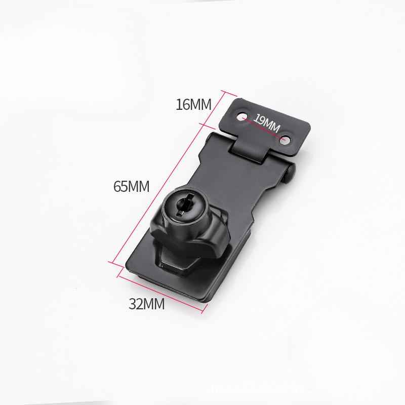 Zinklegierung Schlüssel-Vorhängeschloss Stanzfrei Einbruchsicher Heim Büro Sicherheit Schnalle Schuppen Schrank Schublade Schrank Holztürschloss