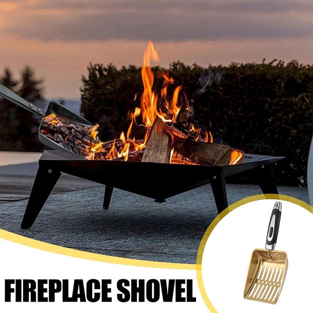 25.5x10.8cm Size Fireplace Ash Shovel Hollow Out Shovel