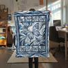 Modern Butterfly Print Flannel Blanket, High quality Comfortable for All Seasons, Home Decor, Warmth and Comfort, Perfect for Christmas Gifts78