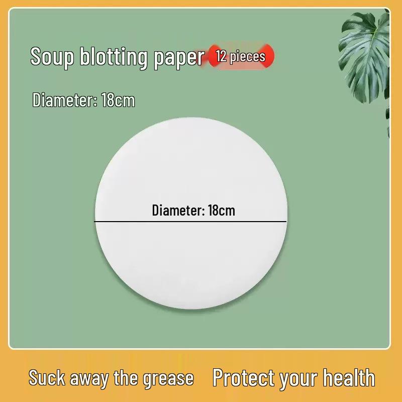 

Food-Grade Oil Absorbing Paper for Soup and Cooking