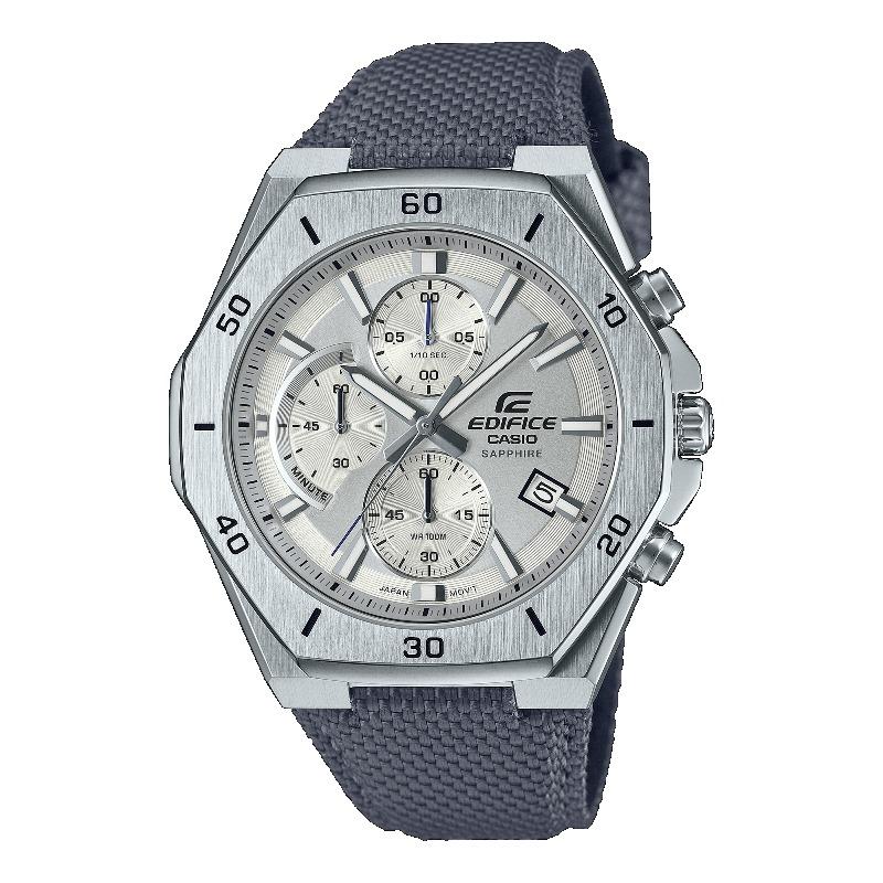 Casio Men s Stainless Steel 100M Water Resistant Analog Quartz Watch EFB-680CL-7AV белый