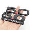 cjgnvt1 3D Metal Car Styling 5.0 COYOTE V8 Logo Badge Rear Trunk Emblem Fender Side Sticker For Ford Mustang GT SHELBY Auto Accessories
