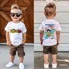 Dragon Ball T-shirt Boys Girls Clothes Fashion Goku Anime Figure Print Clothing Tops Kids Summer Breathable Tops Birthday Gift