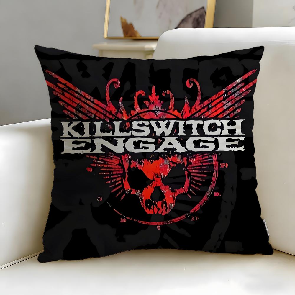 Klassische Band Killswitch Engage Kissenbezug Weich & Leicht zu Waschen – Vielseitig für Sofa, Bett, Reisen und Büro