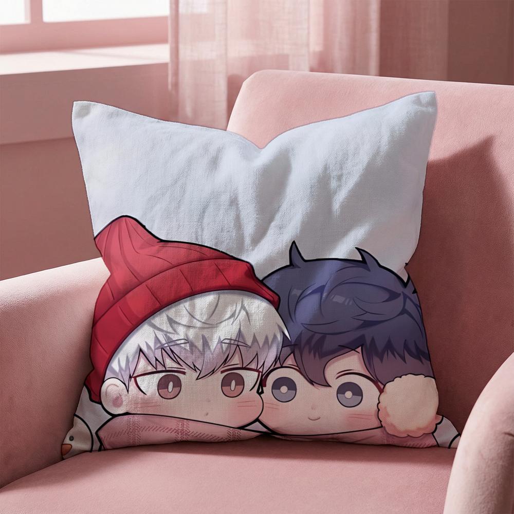 Cherry Blossoms After Winter Cushion Cover Multi-Scene Pillow Cover for Home & Car - Reversible, Soft & Durable for Daily Use