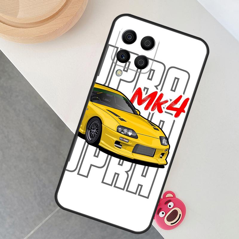 Yellow Jdm Cars Case For Samsung Galaxy M14 M34 M54 M33 M21 M31 M16 M36 M56 M53 M13 M12 M32 M52 M15 M55 M35