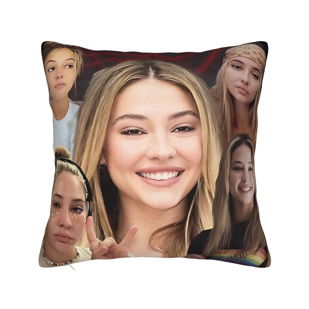 Madelyn Cline Beautiful Actress Poster Pillow Cover Kawaii Pillow Case For Sofa Bedroom Home Decor Design Pillowcases Gift Idea