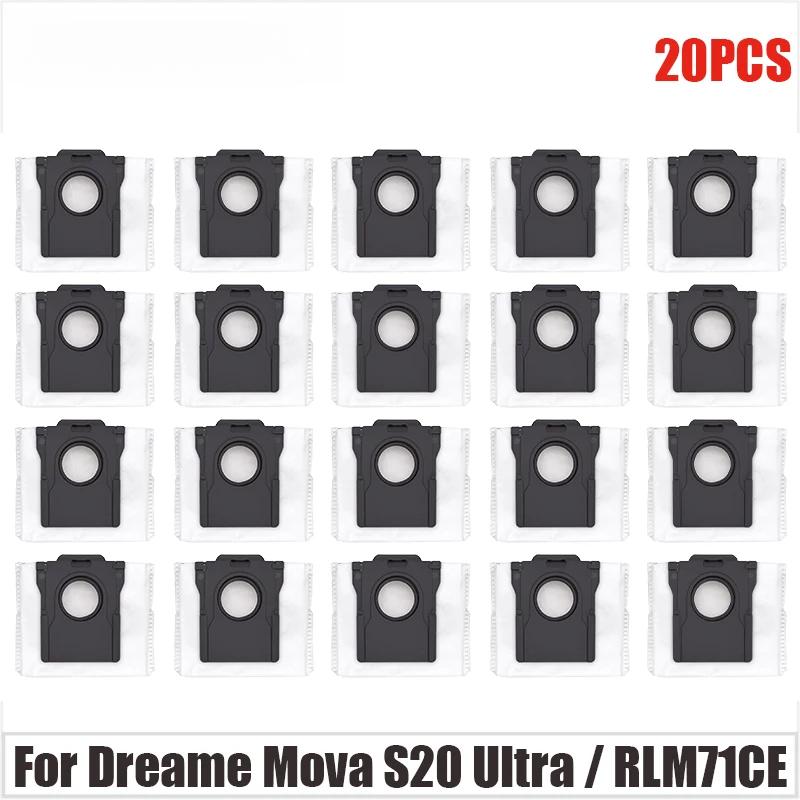 For Dreame Mova S20 Ultra / RLM71CE Spare Parts Main Side Brush Hepa Filter Mop Pad Dust Bag Accessories Consumables