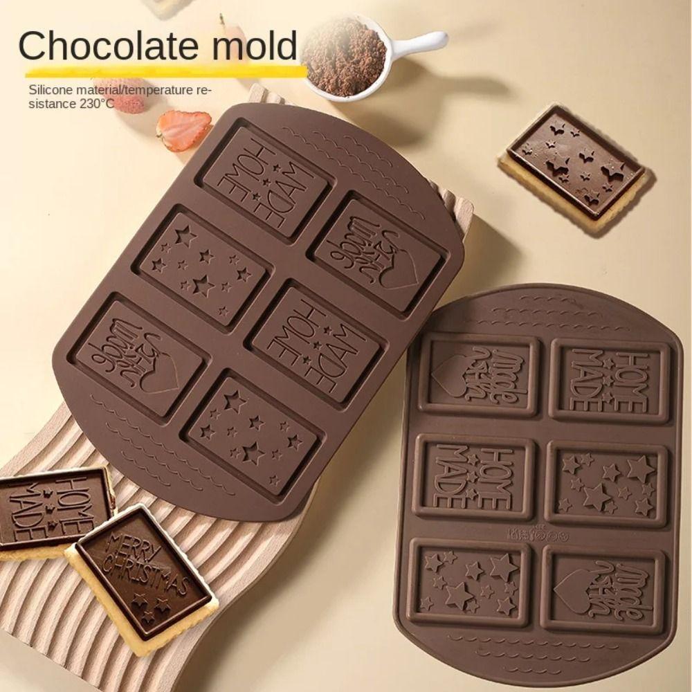 

Силиконовая форма для печенья Multi-Patter Cookie Bake Mold Star Chocolate Mold Baking Cake коричневый