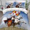 3D Print Holy Knights Bedding Set Boys Girls Twin Queen King Size Duvet Cover Pillowcase Bed Boys Adult Home Textileextile