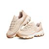 Skechers DLites 1.0 Milk Tea Bear Leather Comfortable Versatile Shock Absorbing Durable Low Top Casual Shoes Women Sneaker Light-Yellow 13143-PCH