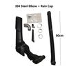 Acessórios 4x4 Off Road Kit Snorkel de Admissão de Ar Ram Para Suzuki Jimny JB64 JB74 2019-2024 Tubo de Respiração Wader Tubo Resistente ao Calor