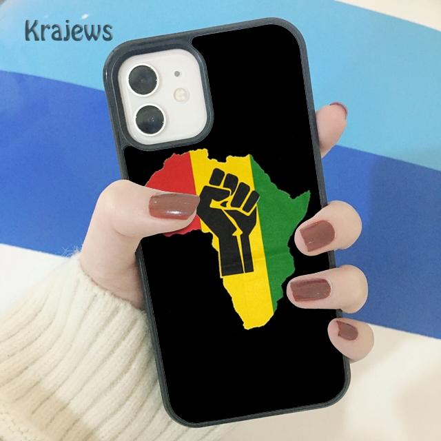 

Krajews Africa Map Geography Soft Phone Case Cover For iPhone 17 Air 16 15 14 plus 11 12 13 pro max coque Shell Fundas iPhone 13