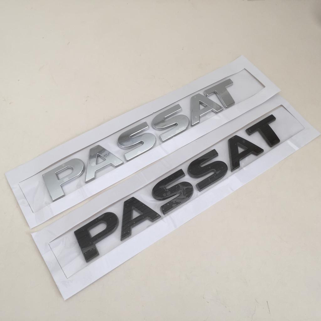 1pcs 3D ABS for PASSAT Car Letters Rear Bumper Trunk Emblem Sticker Badge Decal styling auto Accessories