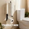 Bathroom Toilet Paper Holder Wall Mounted Storage Roll Dispenser Bathroom Self-Adhesive or Screw Installation Tissue Organizer