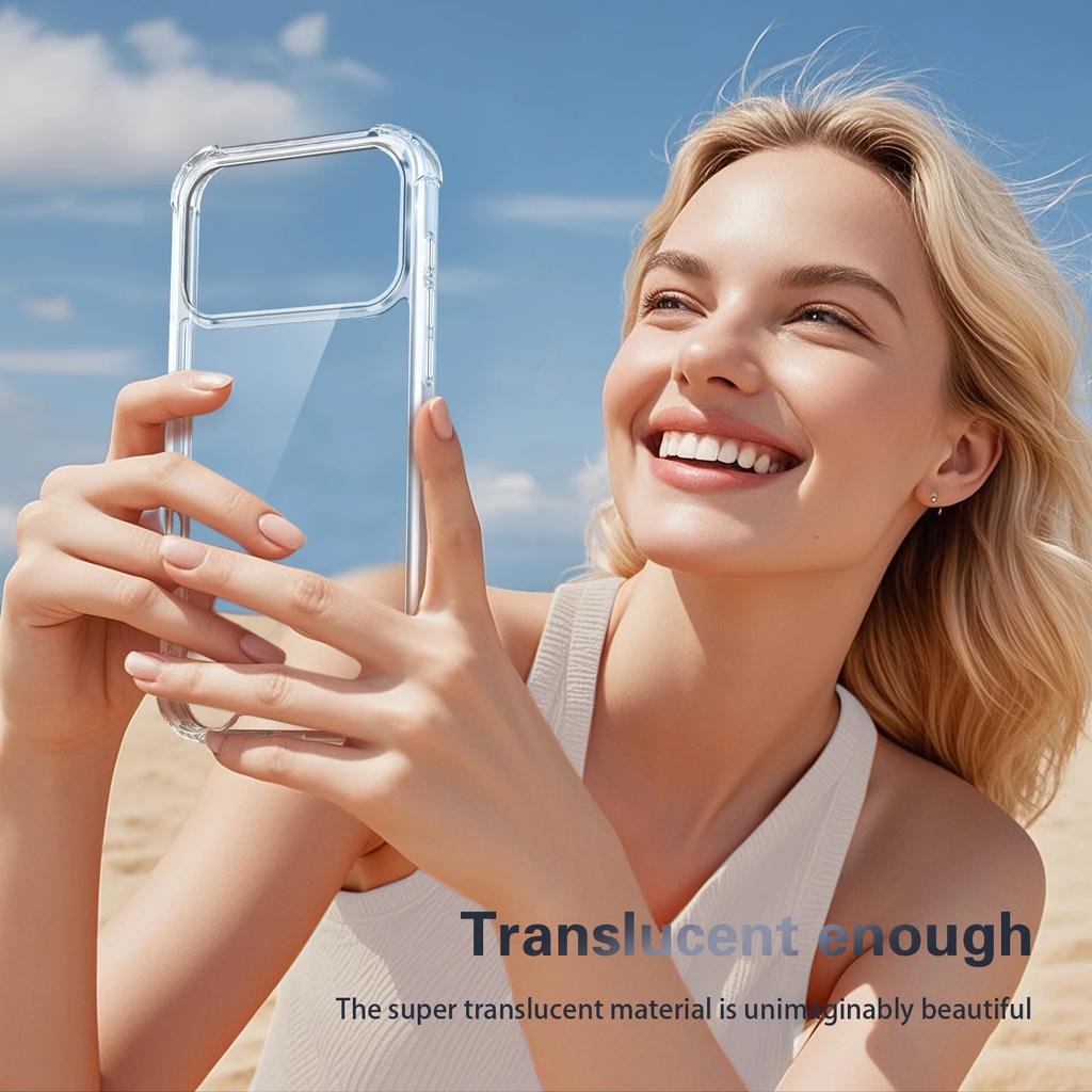 Case for IPhone 17 Pro Max 17Air 16 15 14 Plus 13 12 11 Pro Max 16e Coque  High Transparent Anti-Shock Protective Cover