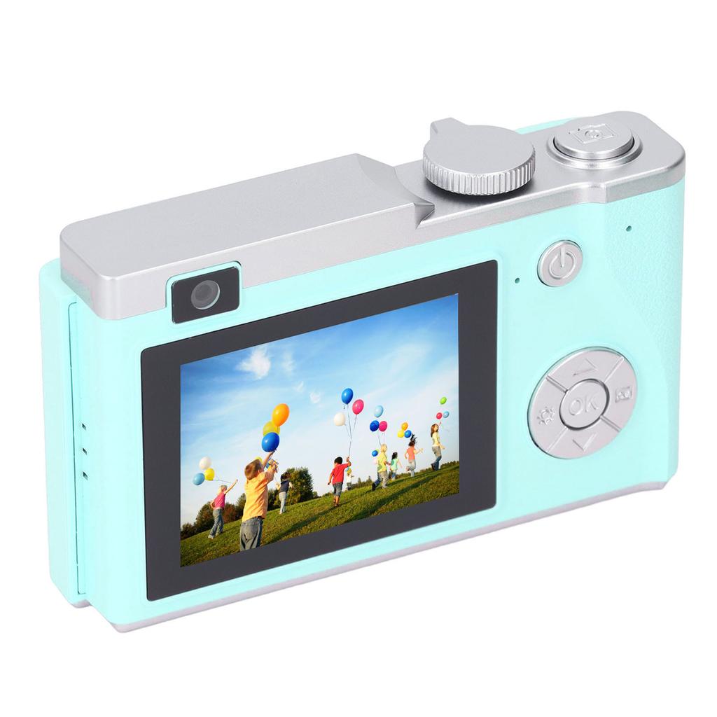 48MP 1080P Digital Camera 16X Digital Zoom 2.4inch HD Display Front and Rear Dual Lens Type C Charging Point and Shoot