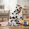 Cow warm one-piece pajamas children's costume kigurumi tracksuit 146-152 Onesie children 015pcN cow - 122-128