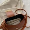 Simple Girls Crossbody Bag Half-Moon Ladies Messenger Bag Korean Style Small Shoulder Bag  Gifts