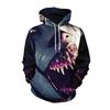 Halloween Carnival Night Printed Men's and Women's Sweatshirts Hooded Sweatshirts Couples Dress