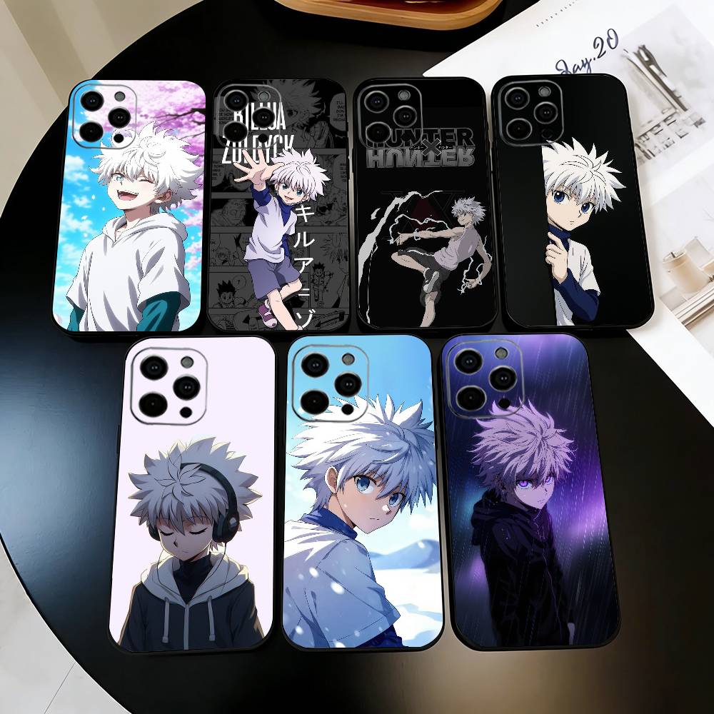H-Hunter K-Killua Z-Zoldyck H-Hunter-KZ Phone Case Silicone Soft For IPhone 17 16 15 14 13 12 11 X XR Plus Pro Max Plus