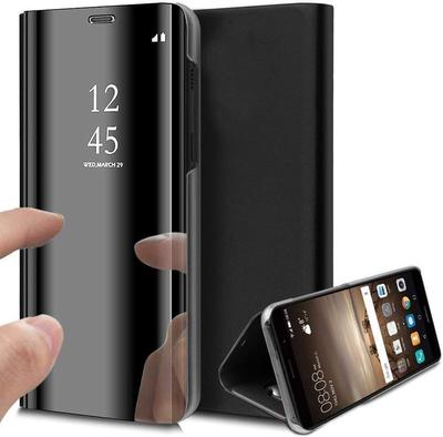 Luxury Clear Mirror Flip Leather Case For Xiaomi Redmi Note 13 Note13 Pro Plus RedMi 13C POCO X6 Pro 5G 4G Shockproof Stand Holder Book Cover