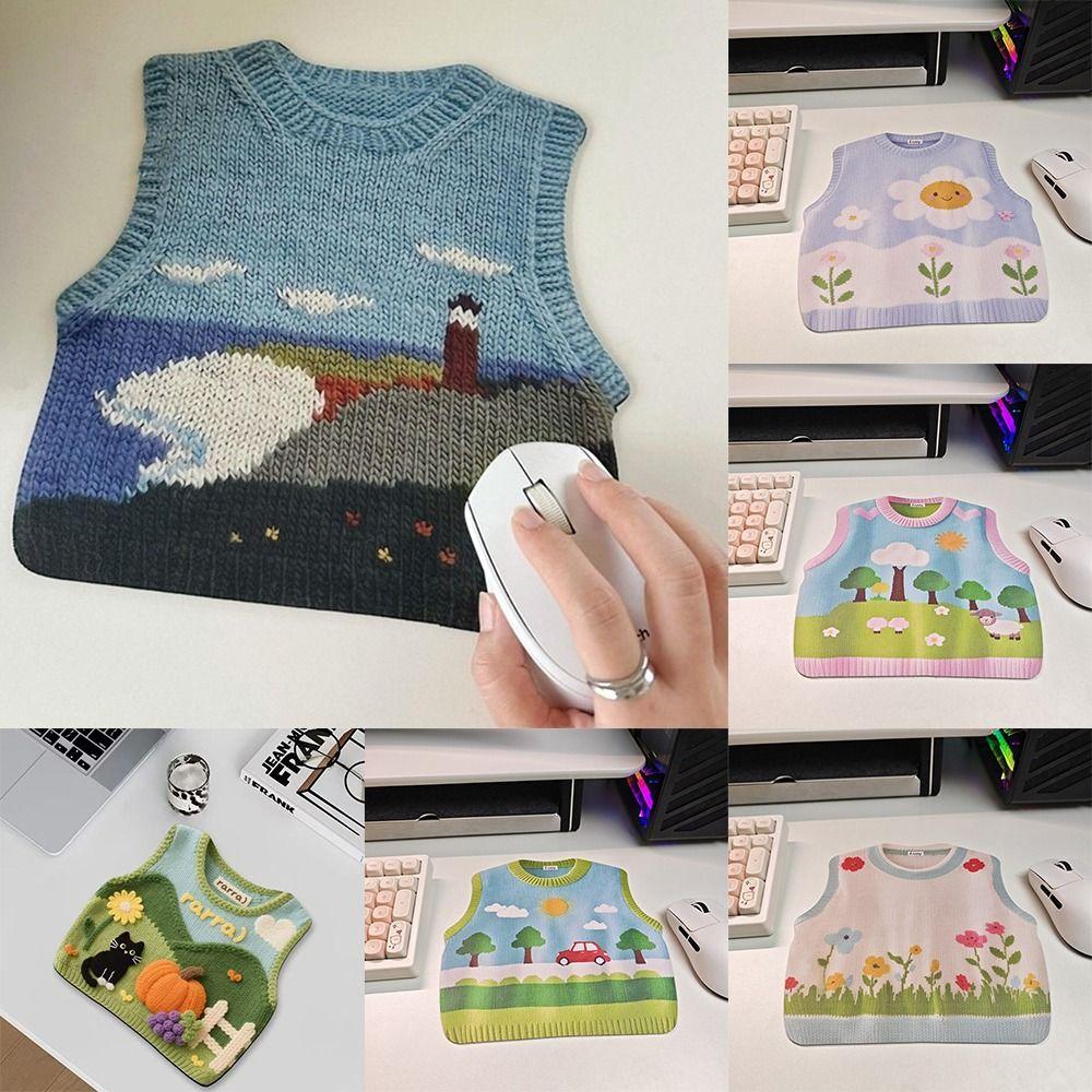 Anti-slip Cartoon Mouse Pad Thickened Keyboard Mice Mat Cute Table Mat  Office Use