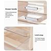 Makeup Organizer with Double Drawers Large Capacity Cosmetic Storage Box Bathroom Countertop Organizer