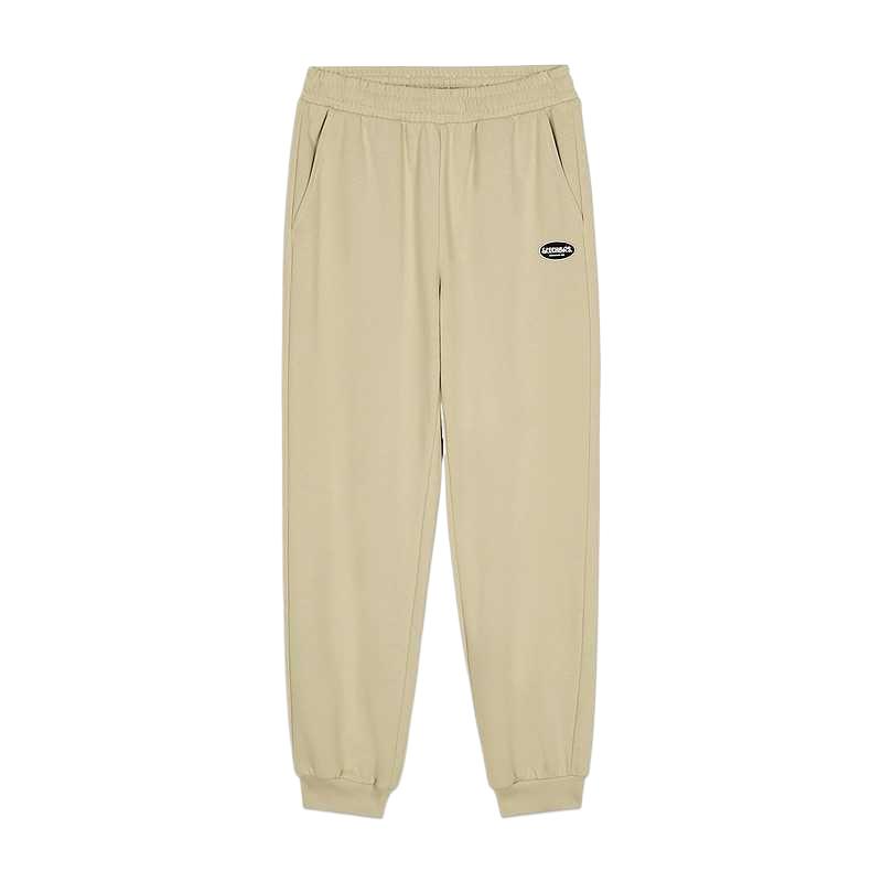 Skechers Fashionable Comfortable Versatile Mid-Rise Knitted Sports Pants Women bottoms Cream L424W098-028R S