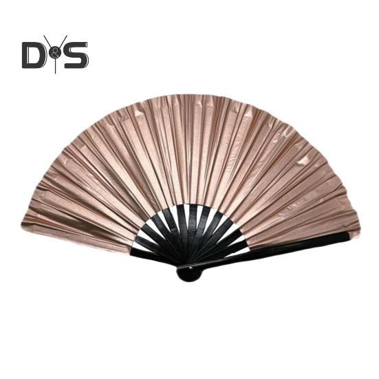 Tragbarer Faltventilator, holografischer Handventilator für den Sommer, Dekoration, Tanz-Performance-Requisiten, Party-Kostümzubehör