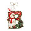Christmas Themed Acrylic Letter Hanging Ornaments 26 PCS Decorations for Christmas Tree